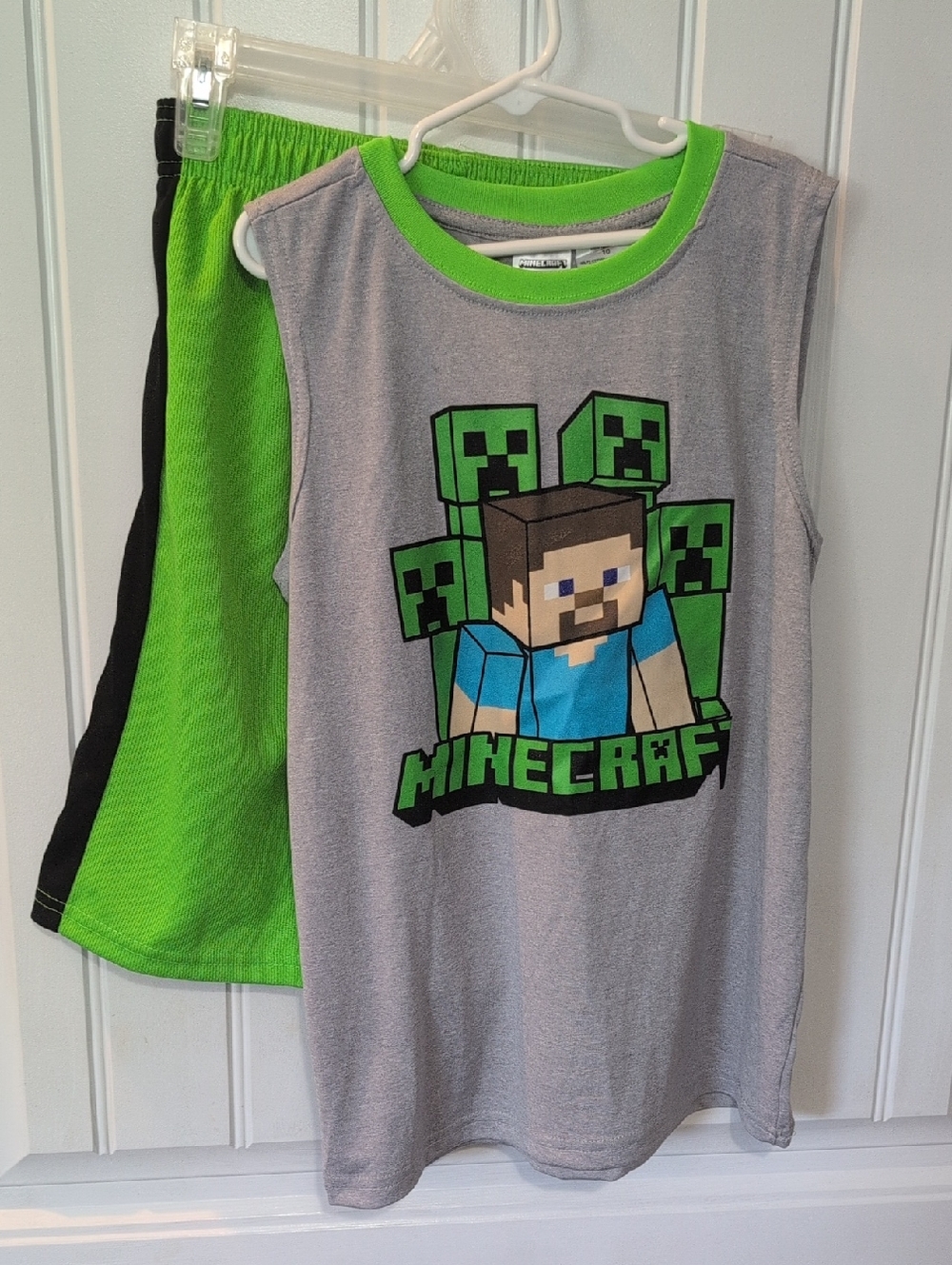 Boys' Minecraft Sleeveless Tank Set